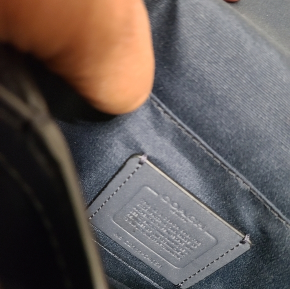 Coach Denim Blue and Black Crossbody Bag - Picture 9 of 9